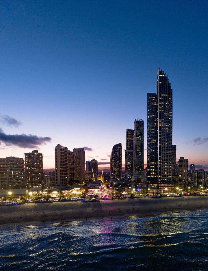 Gold Coast aerial destination image for tourism and brand marketing
